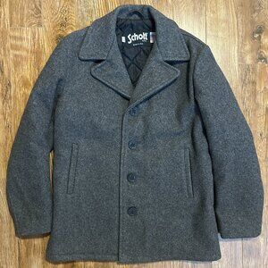 Schott NYC Wool Pea Coat